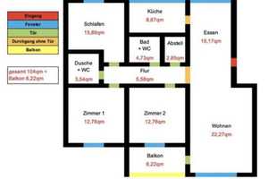 Top renoviert & familienfreundlich: 4-Zimmer-Wohnung mit Balkon, Aufzug & Einbauküche in Wolfsburg – Wolfsburg – Vorschaubild 20