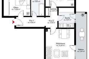 Komplett sanierte Wohnung mit Südloggia – Die vollständige Adresse der Immobilie erhältst du vom Anbieter., 85567 Grafing bei München – Vorschaubild 11