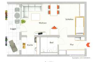 Großzügiges Apartment in gepflegtem Ensemble direkt vom Eigentümer, ohne Makler – 95445 Meyernberg, Bayreuth – Vorschaubild 2