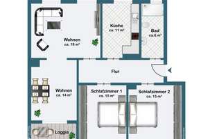 Stilvolle Altbauwohnung am Geibelplatz – begehrte Südstadtlage mit Balkon – Die vollständige Adresse der Immobilie erhältst du vom Anbieter., 30173 Südstadt, Hannover – Vorschaubild 10