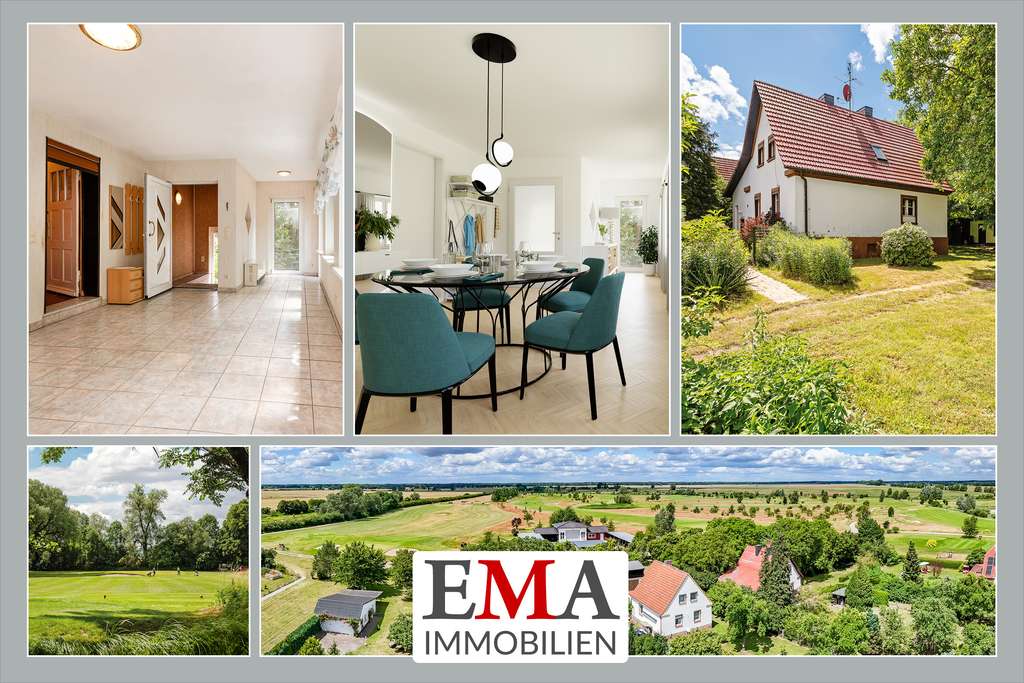 Immobilie in Fehrbellin - Ihr Traumhaus am Golfplatz: Einfamilienhaus und Baugrundstück -RESERVIERT- - Bild 0