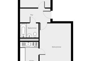 **FRISCH RENOVIERT**2-Zimmer-Wohnung // Balkon // Bad mit Wanne // DG // ab 01.10.2026 – Jupiterstraße 30, 4205 Grünau-Nord, Leipzig – Vorschaubild 12
