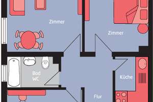 3-Zimmerwohnung in Rüningen – Goethestraße 5, 38122 Rüningen, Braunschweig – Vorschaubild 3