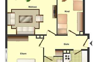 3-Zimmer Wohnung in Ahlen – Kastanienweg 59, 59229 Ahlen – Vorschaubild 9
