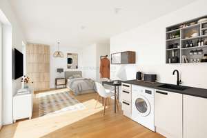 ++ Frühlingsangebot ++ Barrierefreie 1-Raum-Whg. mit Balkon und Einbauküche am Pelzmühlenteich – Unritzstraße 38, 9117 Rabenstein, Chemnitz – Vorschaubild 3