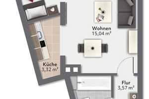 Gemütliche 1,5 Zimmer Wohnung in Pfersee – Augsburg – Vorschaubild 9
