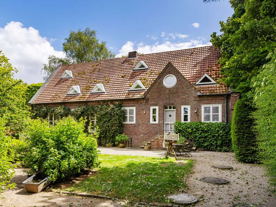 Nordansicht des Wohnhauses