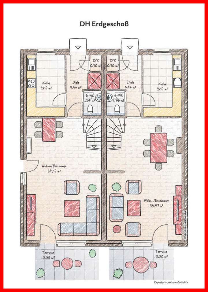Exposeplan-Erdgeschoß