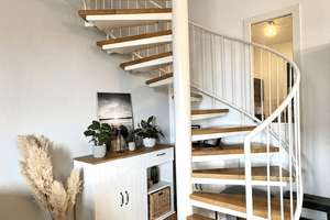 Altbaucharme trifft modernes Wohnen: Maisonette mit hohen Decken, Galerie, Loggia & Stellplatz! – 48159 Uppenberg, Münster – Vorschaubild 8