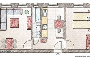 Wohnen in liebevoll saniertem Stuckaltbau in Ruhiglage Friedenau - sehenswert !!!   VB !!!!
