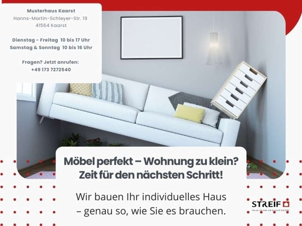 Individuell wohnen: Besuchen Sie unser Musterhaus in Kaarst und entdecken Sie die KFN-Vorteile.