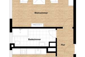 Kompakt und charmant - 1-Zimmer-Apartment in zentraler und ruhiger Lage – Die vollständige Adresse der Immobilie erhältst du vom Anbieter., 85057 Nordwest, Ingolstadt – Vorschaubild 13