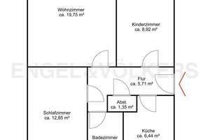 Sanierte 3-Zi.Wohnung mit Fernwärme in Bremen-Huchting! – Die vollständige Adresse der Immobilie erhältst du vom Anbieter., 28259 Mittelshuchting, Bremen – Vorschaubild 13