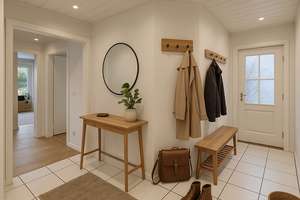 Kurzfristig beziehbar: Elegante Drei-Zimmer-Wohnung mit großem Süd-Balkon in Düsseldorf-Angermund – Die vollständige Adresse der Immobilie erhältst du vom Anbieter., 40489 Angermund, Düsseldorf – Vorschaubild 11