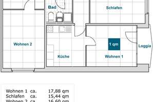 3er - Wohngemeinschaften gesucht -  Azubis -und Studentenwohnung. – Michelangelostr. 1, 1217 Räcknitz/Zschertnitz, Dresden – Vorschaubild 2