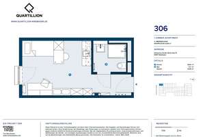 1 Monat mietfrei! Urban leben & studieren – dein möbliertes Apartment im Quartillion – Im Rad 15, 65197 Rheingauviertel / Hollerborn, Wiesbaden – Vorschaubild 9