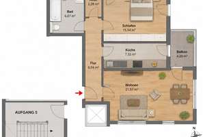 Köpenick von seiner schönsten Seite – bezugsfreie 2-Zimmer-Wohnung nahe Altstadt und Spree. – Die vollständige Adresse der Immobilie erhältst du vom Anbieter., 12555 Köpenick, Berlin – Vorschaubild 8
