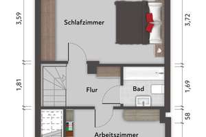 Helles Reihenmittelhaus mit Westgarten unweit der Elbe zum Kauf in Blankenese - Wentzel Dr. – Die vollständige Adresse der Immobilie erhältst du vom Anbieter., 22587 Blankenese, Hamburg – Vorschaubild 3