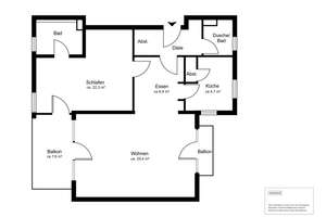Attraktive 3-Zimmer-Wohnung mit Gartenzimmer und privatem  Gartenanteil im Stadtteil Laurensberg – Die vollständige Adresse der Immobilie erhältst du vom Anbieter., 52074 Laurensberg (Statistischer Bezirk), Aachen – Vorschaubild 14