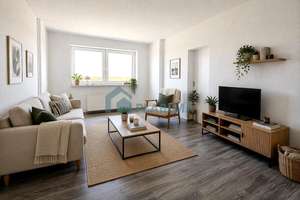 2-Zimmer-Wohnung, modernisiert, mit Einbauküche, Gemeinschaftsgrundstück & Parkplätzen zu vermieten