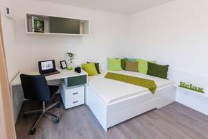 Möblierte Komfort XL-Apartments mit Balkon im "CAMPUS VILLAGE Neu-Ulm" – Von-Hünefeld-Straße 28-43, 89231 Neu-Ulm – Vorschaubild 12