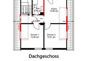 Freistehendes Dreifamilienhaus in Angermund + Einzelgarage + weitläufigem Grundstück – 40489 Angermund, Düsseldorf – Vorschaubild 15