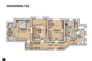 Großzügiger Altbau in Potsdam Babelsberg – 3-Zimmer-Wohnung nahe S-Bahnhof und Campus Griebnitzsee – 14482 Babelsberg Süd, Potsdam – Vorschaubild 21