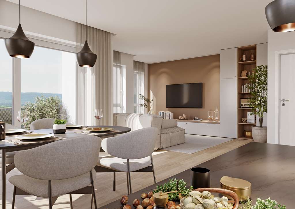 Immobilie in Neckartailfingen - Großzügige 3-Zimmerwohnung mit Balkon und Gartenanteil - Bild 2