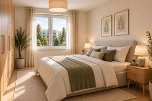 Moderne 3-Zimmer-Wohnung mit Balkon & Tiefgaragenstellplatz im beliebten Freiburg-Vauban – 79100 Vauban, Freiburg im Breisgau – Vorschaubild 6