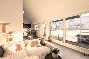 Moderne & edle Dachgeschosswohnung mit großem SÜD-Balkon (19m²) - 5 Gehminuten vom Feldmochinger See – Karlsfelder Str. 38 C, 80995 Feldmoching, München – Vorschaubild 4