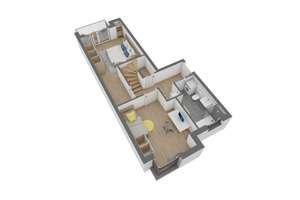 Attraktive Maisonette-Wohnung mit 4,5 Zimmer und Dachterrasse – 63075 Bürgel, Offenbach am Main – Vorschaubild 2