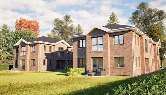 Bild von Lebensqualität in moderner Architektur im beliebten Wellingsbüttel