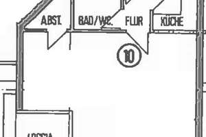 Großes 1-Zi. Appartment mit EBK und Balkon! – Neckarstraße 20, 64283 Mitte, Darmstadt – Vorschaubild 3