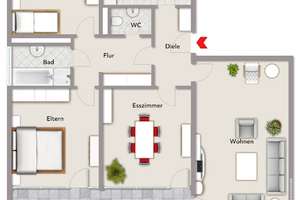 Erstbezug nach Sanierung: 4,5-Zi.-Wohnung mit Balkon in Konstanz