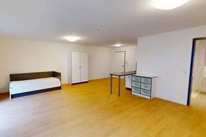 **STUDENTS ONLY** Rollstuhlgerechtes Apartment MÖBLIERT mit TERRASSE im Open Living House Siegen ... – Am Lohgraben 30, 57074 Siegen, Siegen – Vorschaubild 5