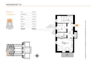 Helle, großzügige 3 Zimmer Wohnung im Kulturpalast Rabenstein - Tageslichtbad, Balkon, TG-Stellplatz – Pelzmühlenstraße 26, 9117 Rabenstein, Chemnitz – Vorschaubild 2
