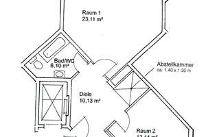 Außergewöhnliche attraktive 2-Zimmer-Wohnung mit zwei Balkonen  – 30451 Linden-Nord, Hannover – Vorschaubild 12