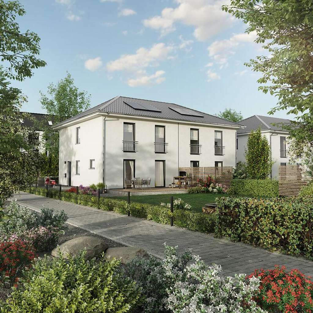 Immobilie in Alperstedt - Das Doppelhaus kombiniert urbanes Lebensgefühl mit ländlichem Charme in Alperstedt - Bild 1