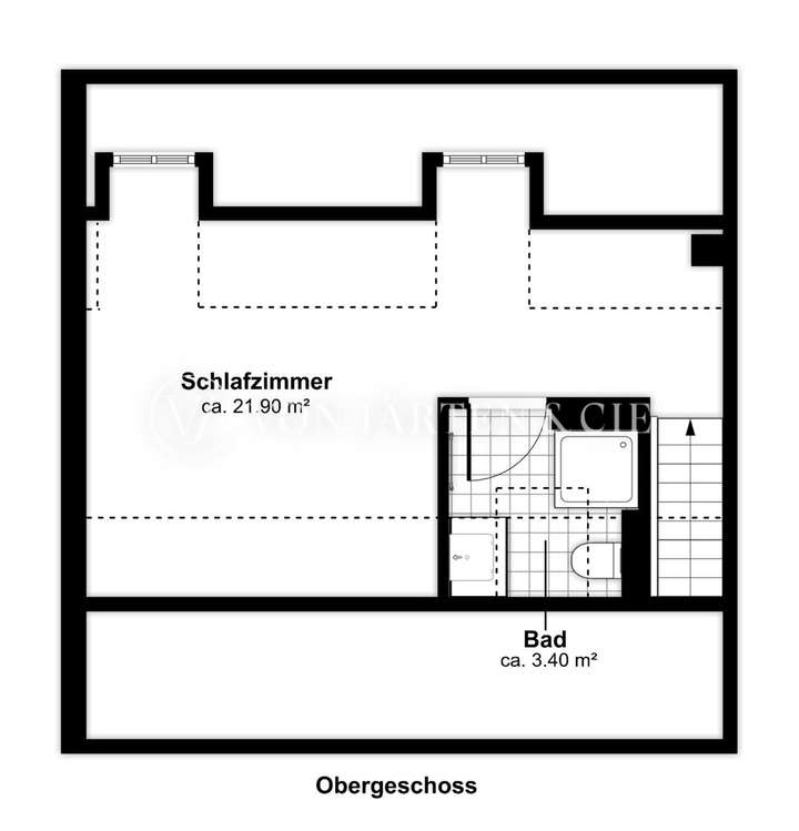 Grundriss Dachgeschoss Einheit