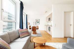 Chausseestraße: 2 Zimmer Neubauwohnung im "Living 108", 3. OG, gemeinschaftliche Dachterrasse, Lift – Chausseestr. 108, 10115 Mitte (Ortsteil), Berlin – Vorschaubild 4