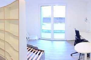 Vollmöblierte Wohnung mit Balkon - All-in/PAUSCHALMIETE (inkl. Internet, Strom) - – Alexanderstraße 103-107, 52062 Hansemannplatz, Aachen – Vorschaubild 2