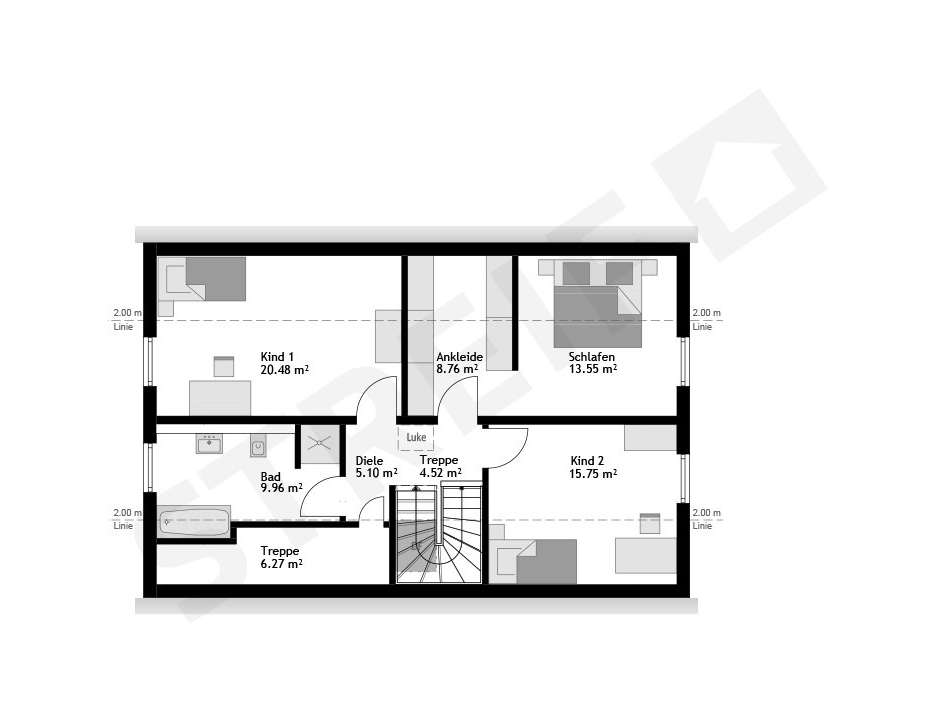 Grundriss Dachgeschoss