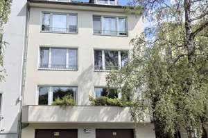 TOP - Grundriss mit Balkon und Wohnküche – Simrockstr. 44, 40235 Grafenberg, Düsseldorf – Vorschaubild 1