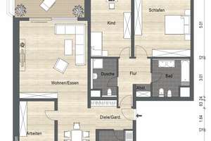 Urban wohnen, entspannt leben – großzügige Wohnung mit 3 Schlafzimmern und Aufzug – Die vollständige Adresse der Immobilie erhältst du vom Anbieter., 45133 Bredeney, Essen – Vorschaubild 17