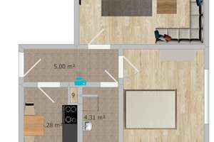 Schöne 2-Zimmer Wohnung, im grünen Viertel der östlichen Innenstadt mit guter Anbindung.  – Die vollständige Adresse der Immobilie erhältst du vom Anbieter., 33604 Mitte, Bielefeld – Vorschaubild 11