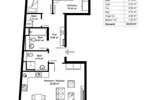 neuwertige, moderne 3-Zi.-Wohnung m. Wintergarten & Balkon * familiengeeignet * 84 m² * Baujahr 2020 – Welfenstr. 8, 81541 Obere Au, München – Vorschaubild 21