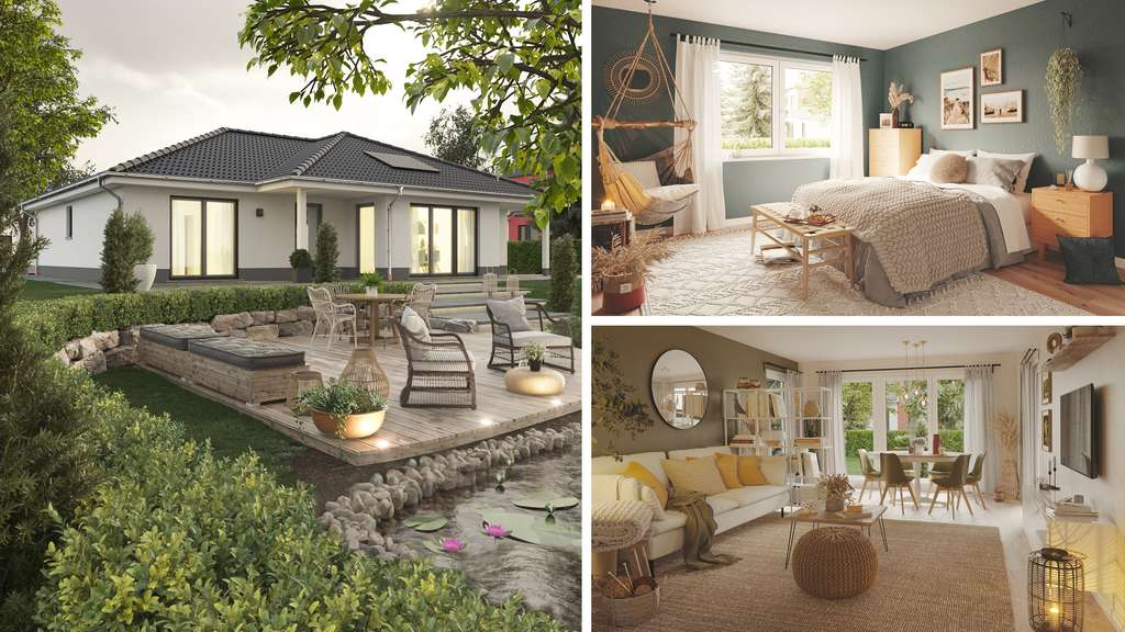 Immobilie in Rietz-Neuendorf - Im Grünen unweit von Berlin: Bungalow 128 – ebenerdig wohnen mit viel Platz & moderner Technik - Bild 4