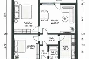 Attraktive 3-Zimmer-Wohnung mit Balkon & Stellplatz in  Hannover - Döhren (Erbpacht) – 30519 Döhren, Hannover – Vorschaubild 44