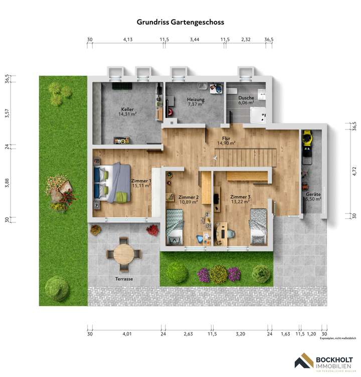 Grundriss Gartengeschoss
