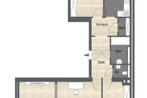 STILVOLL & HELL - 4-Raum Wohnung mit zwei Balkonen in beliebter Lage von Derendorf!! – Die vollständige Adresse der Immobilie erhältst du vom Anbieter., 40477 Derendorf, Düsseldorf – Vorschaubild 11